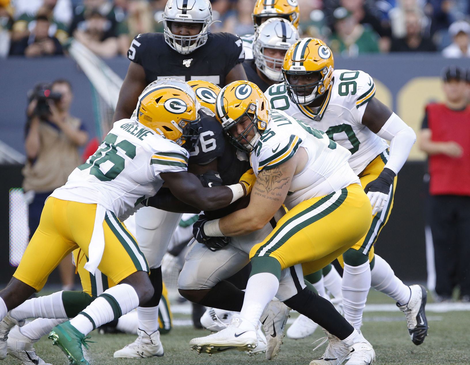 Tyler Lancaster - Packers vs. Raiders preseason